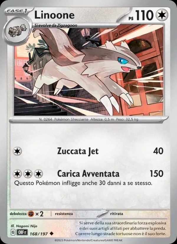 Linoone card in Italian