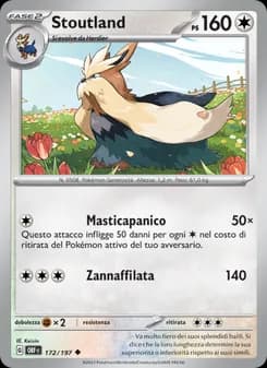 Stoutland card in Italian