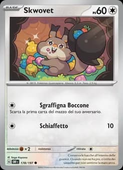 Skwovet card in Italian