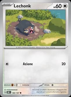 Lechonk card in Italian