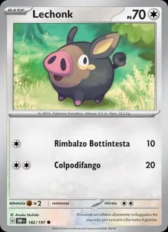 Lechonk card in Italian