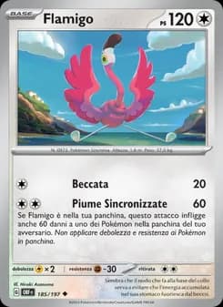 Flamigo card in Italian