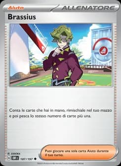 Brassius card in Italian