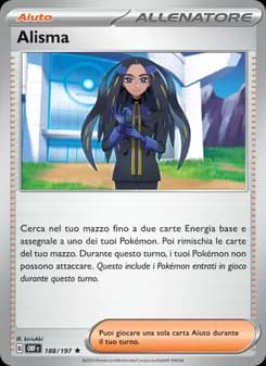 Alisma card in Italian