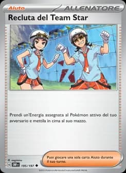 Recluta del Team Star card in Italian