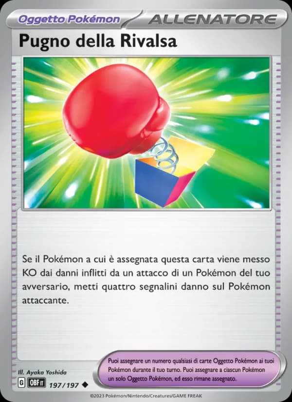 Pugno della Rivalsa card in Italian