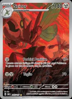 Scizor card in Italian