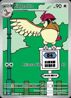 Pidgeotto card in Italian