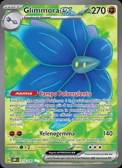 Glimmora-ex card in Italian