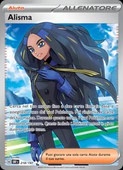 Alisma card in Italian