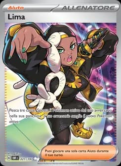 Lima card in Italian