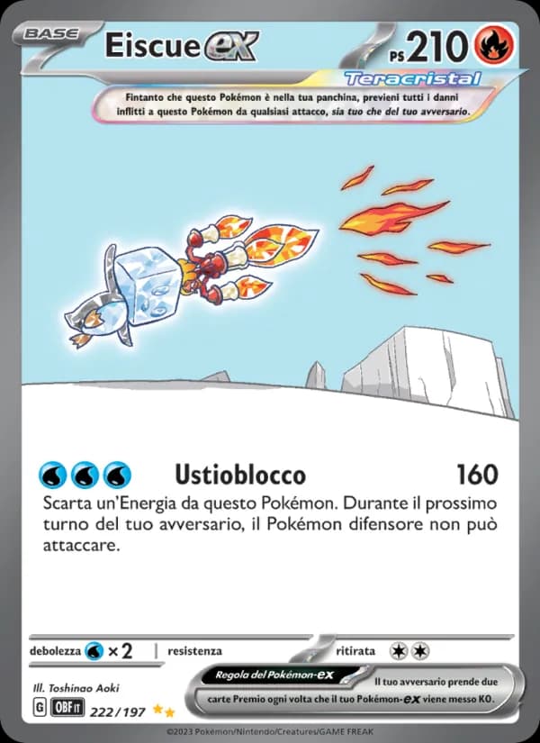 Eiscue-ex card in Italian
