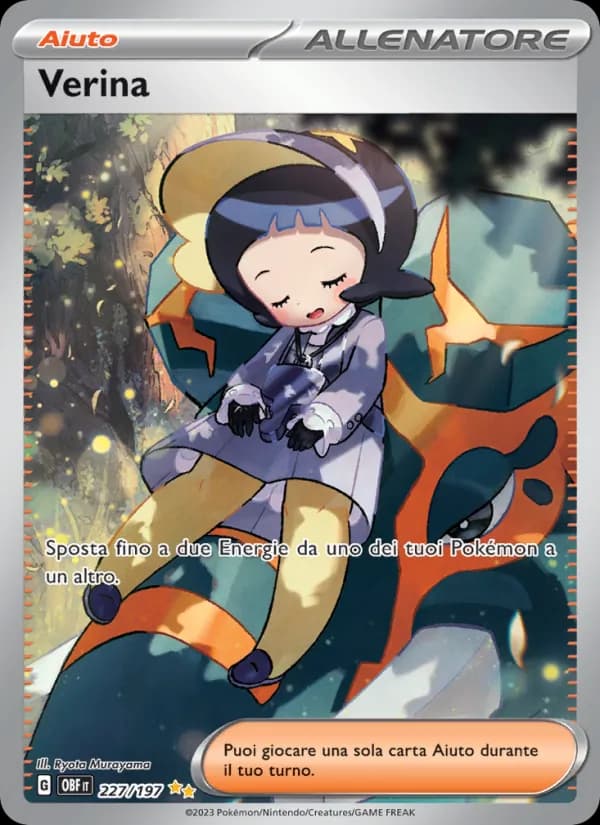 Verina card in Italian