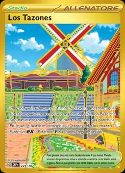 Los Tazones card in Italian