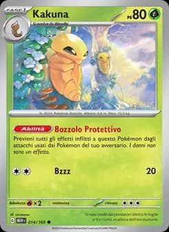 Kakuna card in Italian