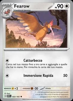 Fearow card in Italian