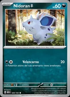 Nidoran♀ card in Italian