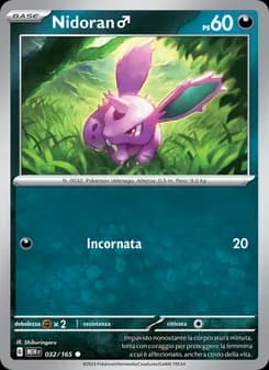 Nidoran♂ card in Italian