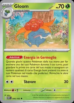 Gloom card in Italian