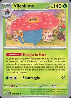 Vileplume card in Italian
