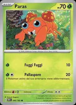 Paras card in Italian