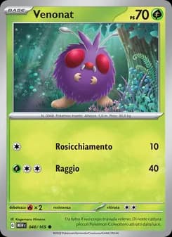 Venonat card in Italian