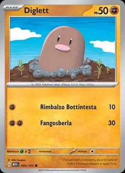 Diglett card in Italian