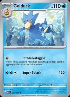 Golduck card in Italian