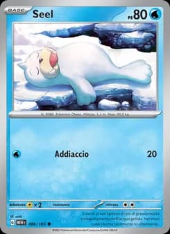 Seel card in Italian