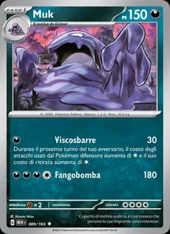 Muk card in Italian