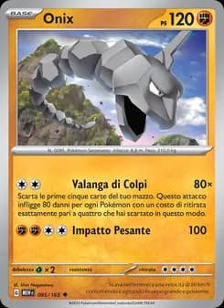 Onix card in Italian