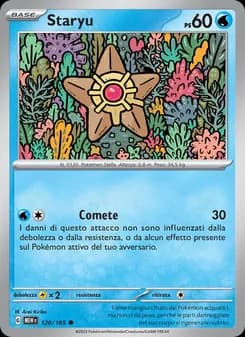 Staryu card in Italian