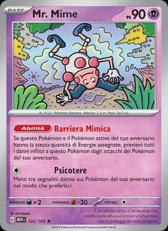 Mr. Mime card in Italian