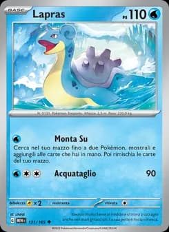 Lapras card in Italian