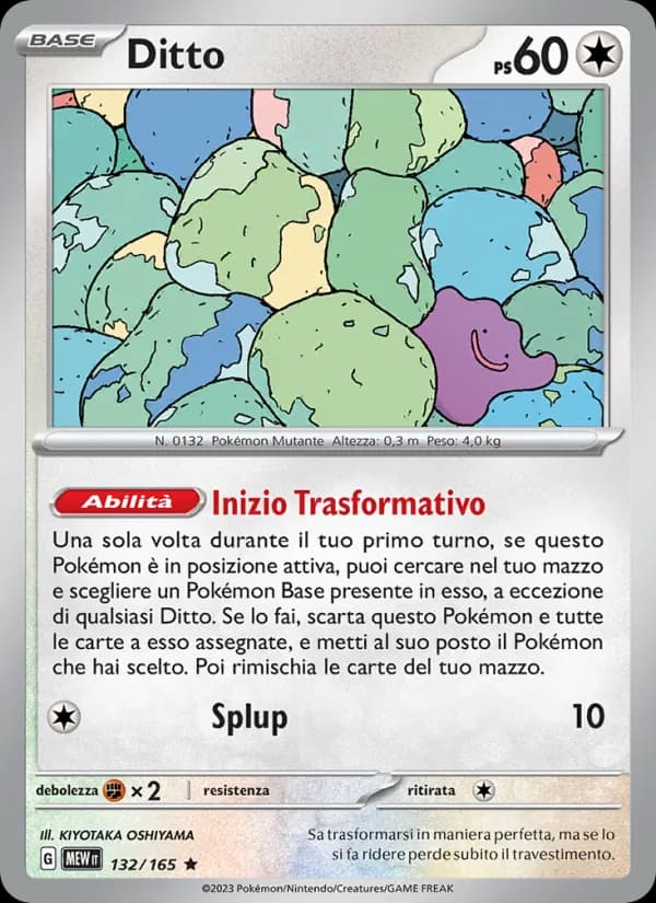 Ditto card in Italian