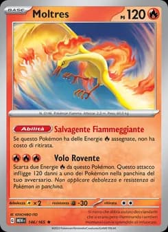 Moltres card in Italian
