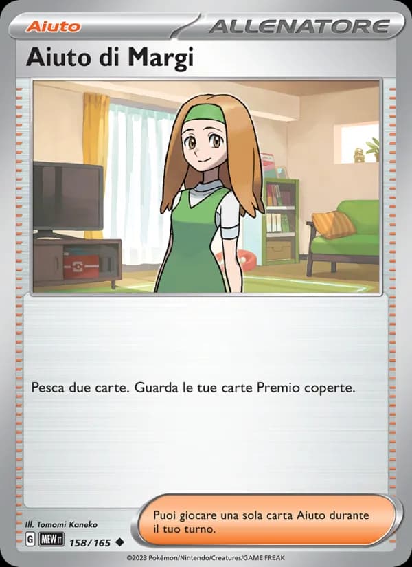Aiuto di Margi card in Italian