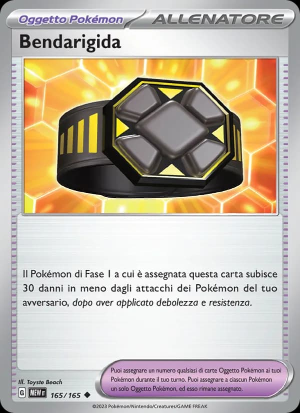 Bendarigida card in Italian