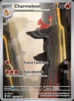 Charmeleon card in Italian