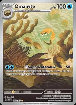 Omanyte card in Italian