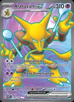 Alakazam-ex card in Italian