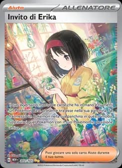 Invito di Erika card in Italian