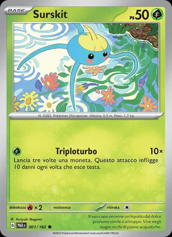 Surskit card in Italian