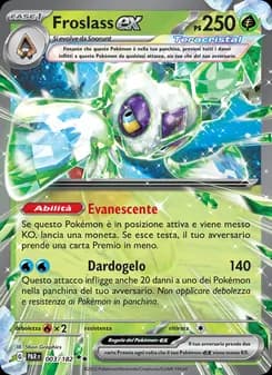 Froslass-ex card in Italian
