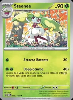 Steenee card in Italian
