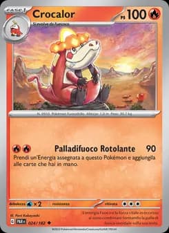 Crocalor card in Italian