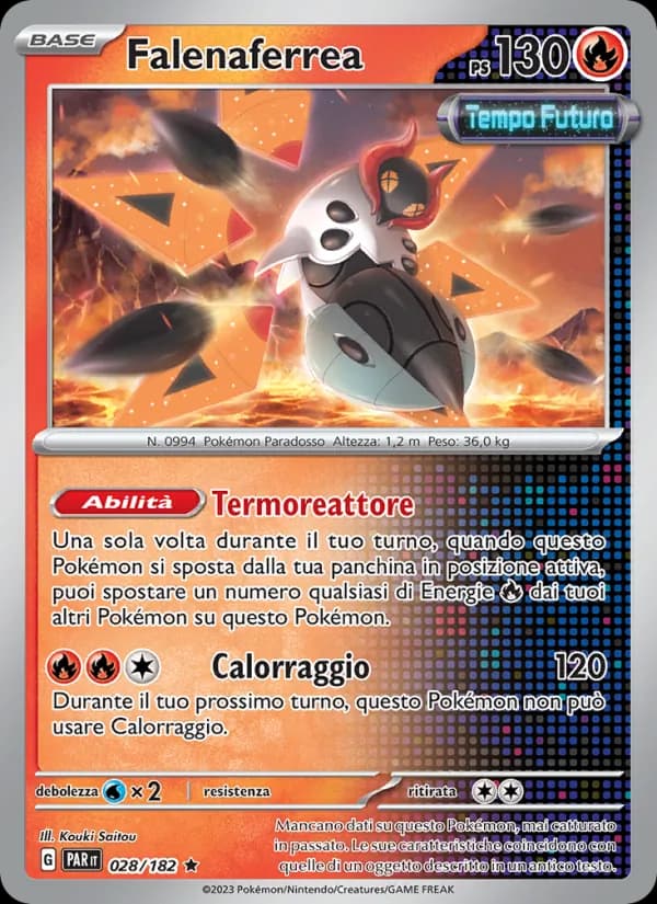 Falenaferrea card in Italian