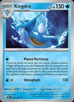 Kingdra card in Italian