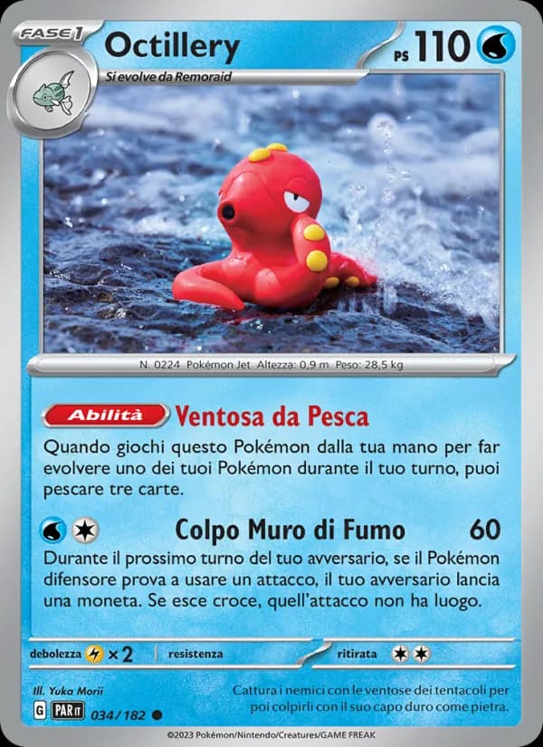 Octillery card in Italian