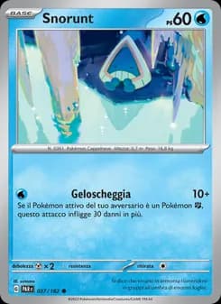 Snorunt card in Italian
